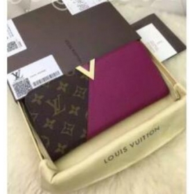 紫色ルイヴィトン財布コピー品ポルトフォイユ・キモノで高級感の人気 M56175PU