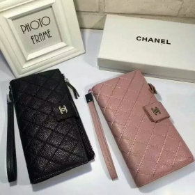 Chanel♡可愛い シャネル 財布 CCマーク 三つ折り長財布 二色 スーパーコピー CH161013519