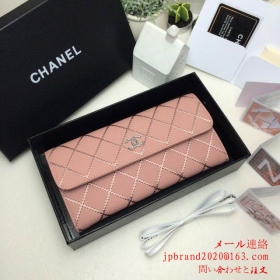 シャネル 財布 chanel スーパーコピー 二つ折り長財布 A6881080