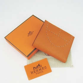 エルメスコピー 2013新作 HERMES 二つ折り財布 オレンジH025-6