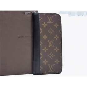 ルイヴィトン LOUISVUITTON モノグラムマカサー ジッピーウォレット ヴェルティカル ラウンドファスナー長財布 M60109