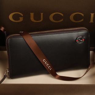 グッチ 長財布 GUCCI グッチ 財布 ラウンドファスナー ACE/エース レザー ブラック 308796